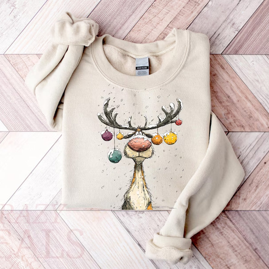 Vintage Reindeer Sweatshirt