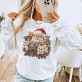 Retro Santa Claus & Kittens Christmas Sweatshirt