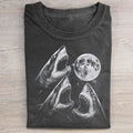 Sharks Howling To Moon T-shirt