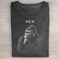 Men Gorilla Thinking Funn T-shirt