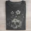 Boho Floral Skull T-shirt