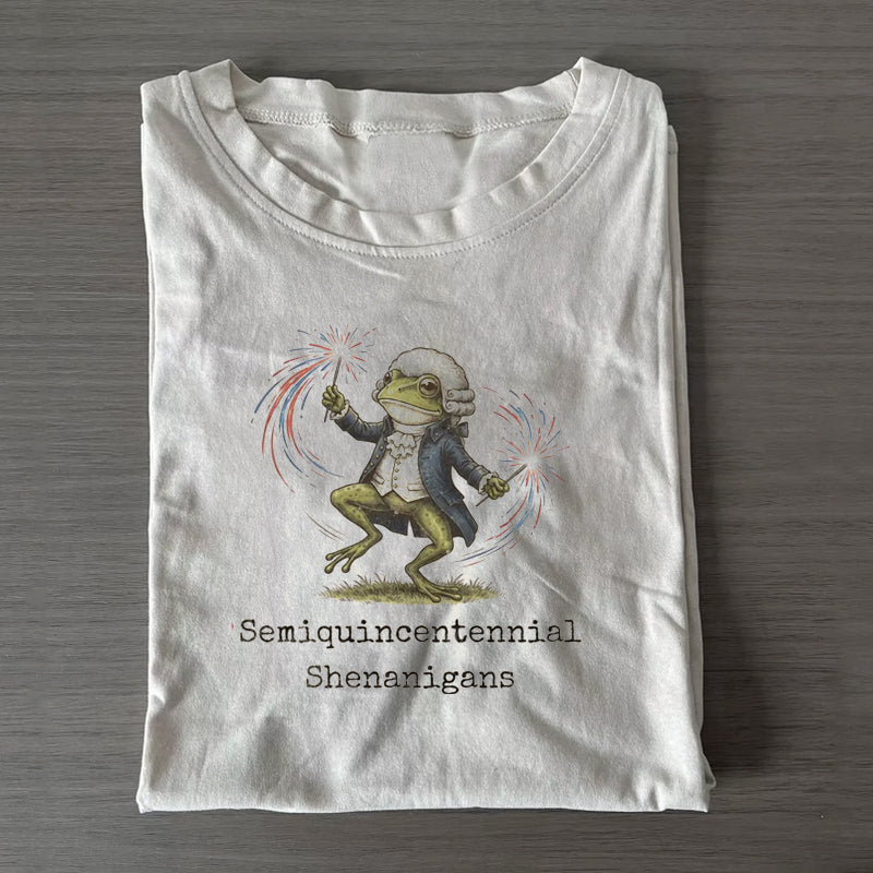 Funny Frog Semiquincentennial T-shirt