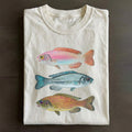 Coastal Aesthetic Fisherman T-shirt