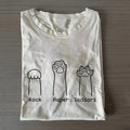 Schere-Stein-Papier-T-Shirt