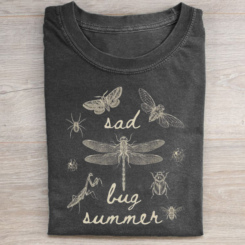 Retro Sad Bug Summer T-shirt