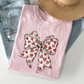 Coquette Valentine's Day Heart Bow T-shirt