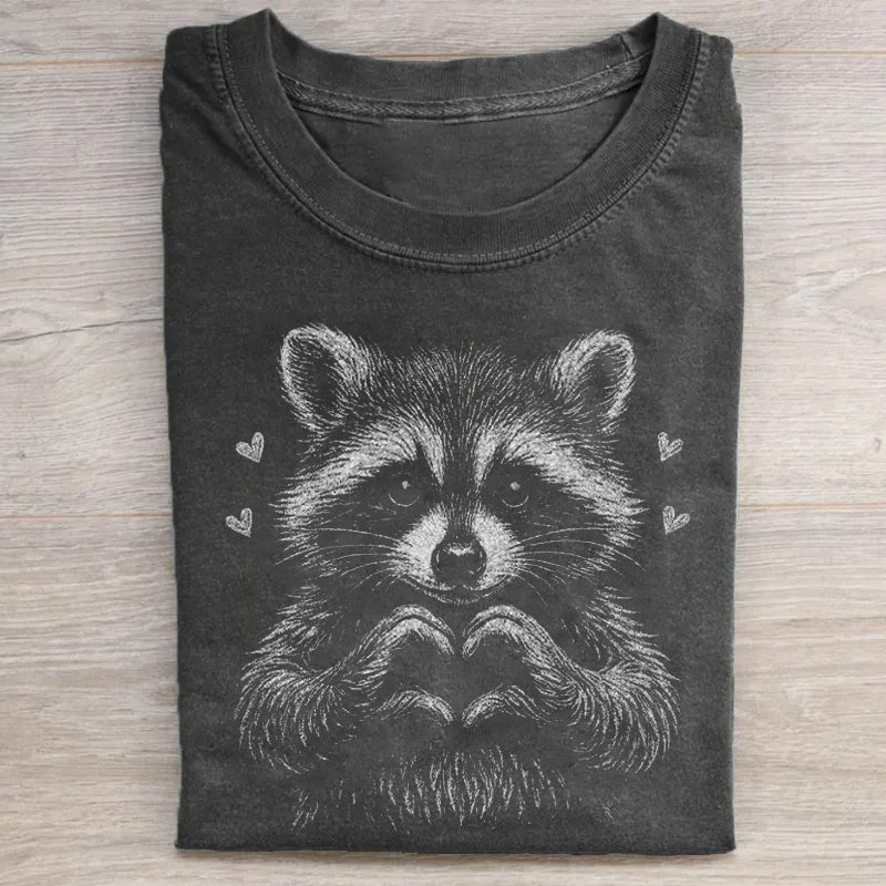 Valentine Racoon T-shirt