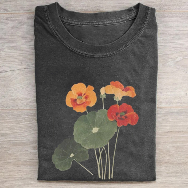 Nasturtium Flower T-shirt