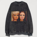 Funny Doll Face Meme Sweatshirt
