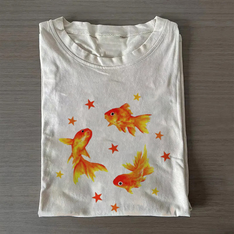 Goldfish Star Aesthetic T-shirt