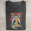 Retro Cat Ramen T-shirt