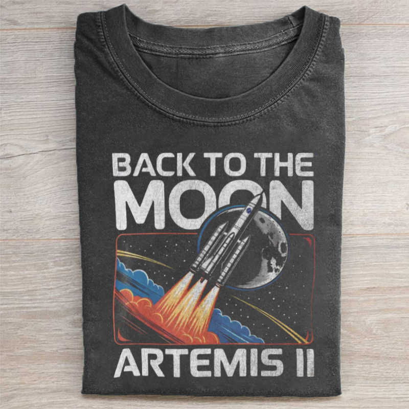 Vintage Artemis II Back To The Moon T-shirt