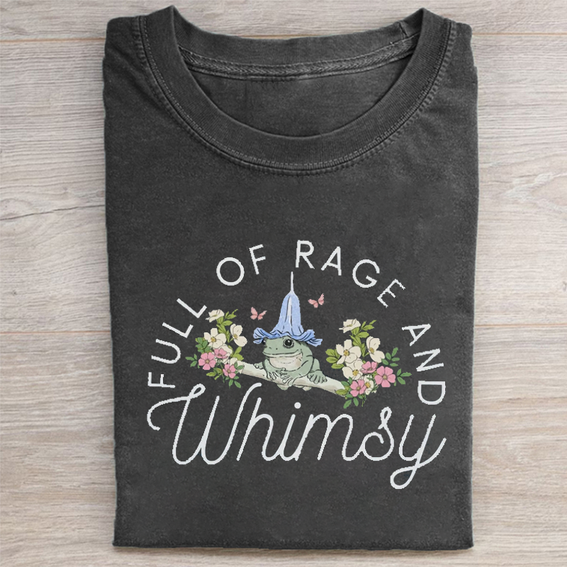 'Full Of Rage and Whimsy' Frog T-shirt