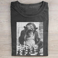 Chimp Playing Chess T-shirt