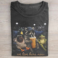 Mallard Duck Raccoon Frog Baseball T-shirt