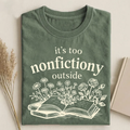 Booktrovert Floral T-shirt