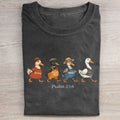 Psalm 2:36 Surely Goodness and Mercy Duck Christian Faith T-shirt