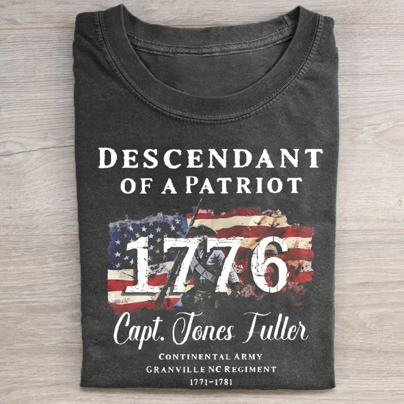 Descendant of a Patriot T-shirt