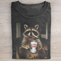 Funny Raccoon Smoking Diet Coke T-shirt
