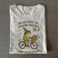 On My Way To Hoard Books And Cause Chaos T-shirt