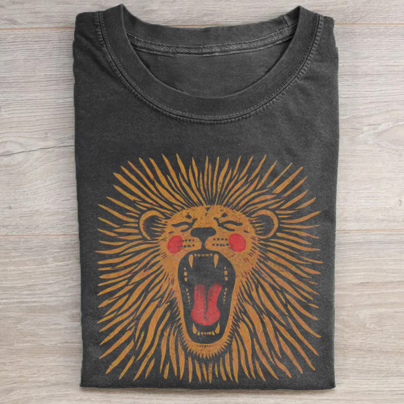 Vintage Boho Lion T-shirt