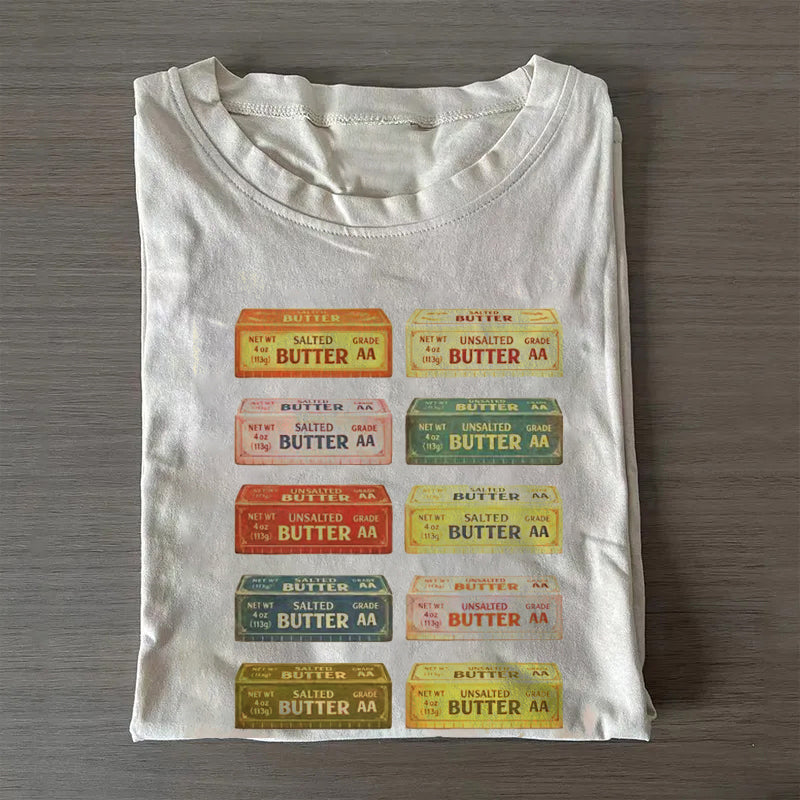Vintage Butter Stick Label Graphic T-shirt