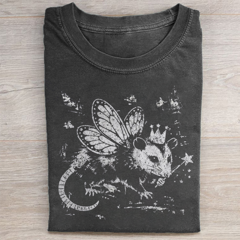 Funny Fairy Opossum Meme T-shirt