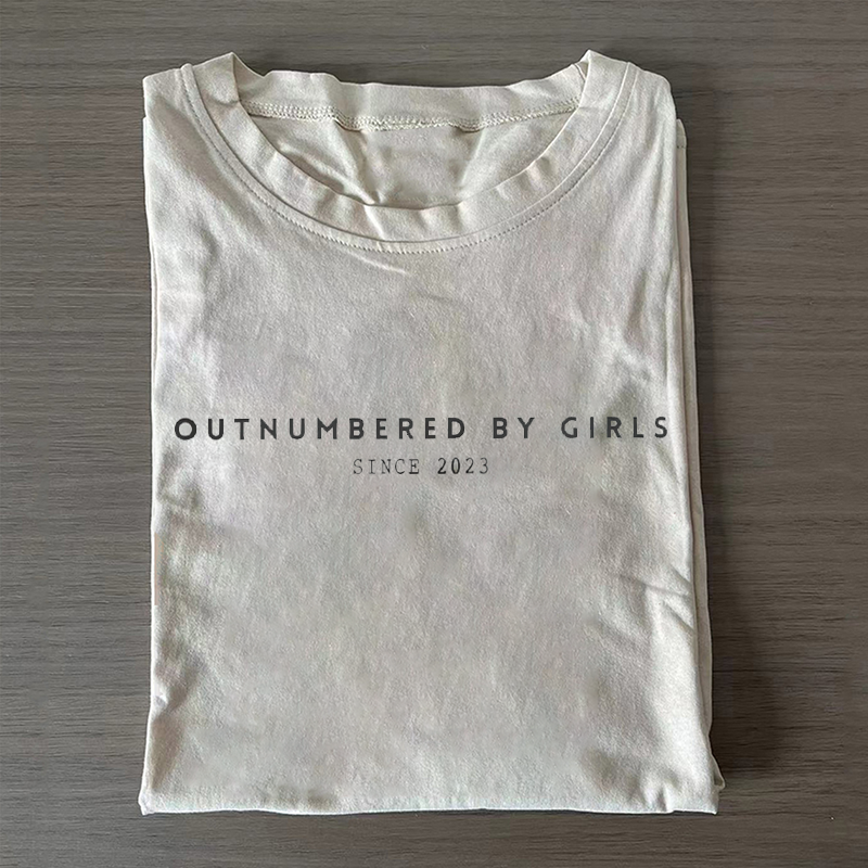 Outnumbered by Girlsv T-shirt