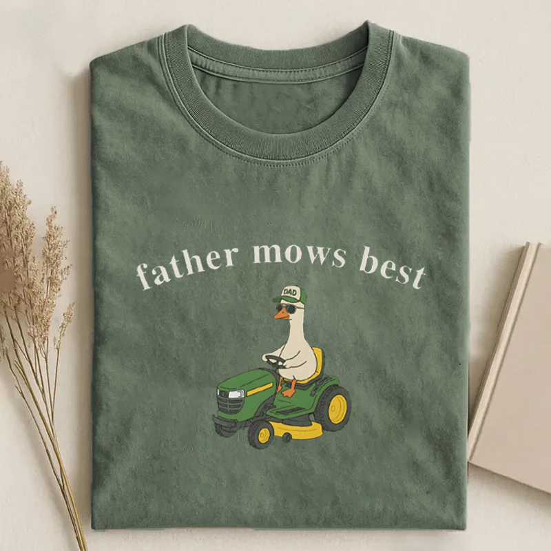 Father Mows Best T-shirt
