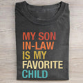 T-Shirt „Mein Schwiegersohn ist mein Lieblingskind“