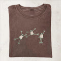 Besticktes Frosch-T-Shirt