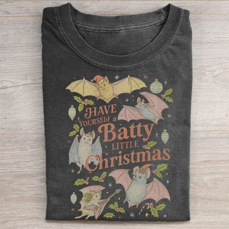 Bat Christmas  T-shirt