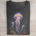 Vintage Jellyfish Dark Ocean Grunge T-shirt
