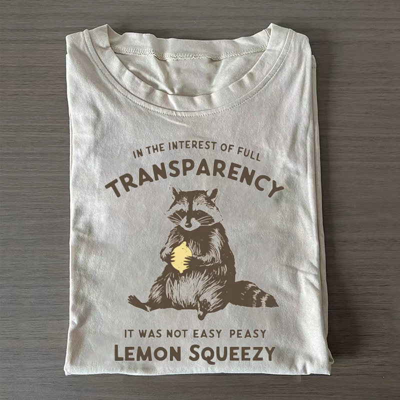 Funny Raccoon Graphic T-shirt