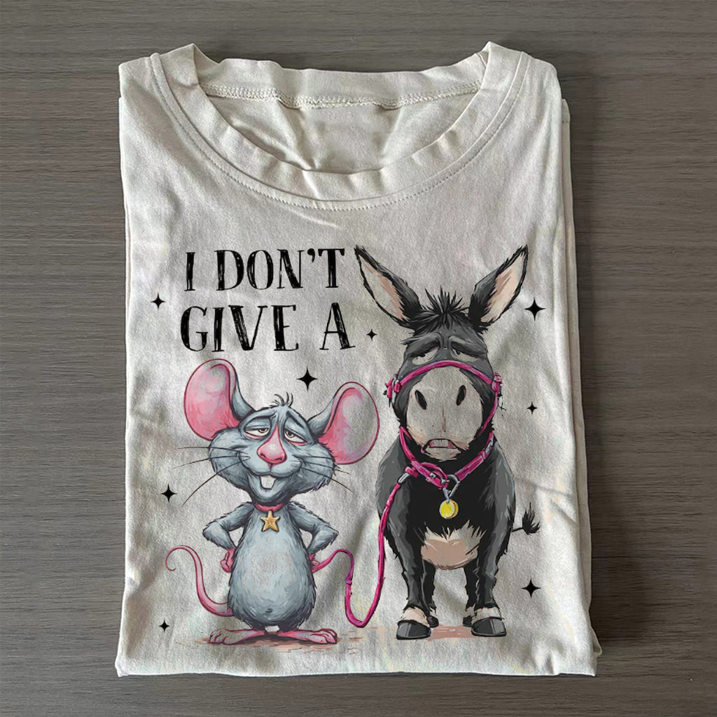I don't give a rat's ass T-shirt