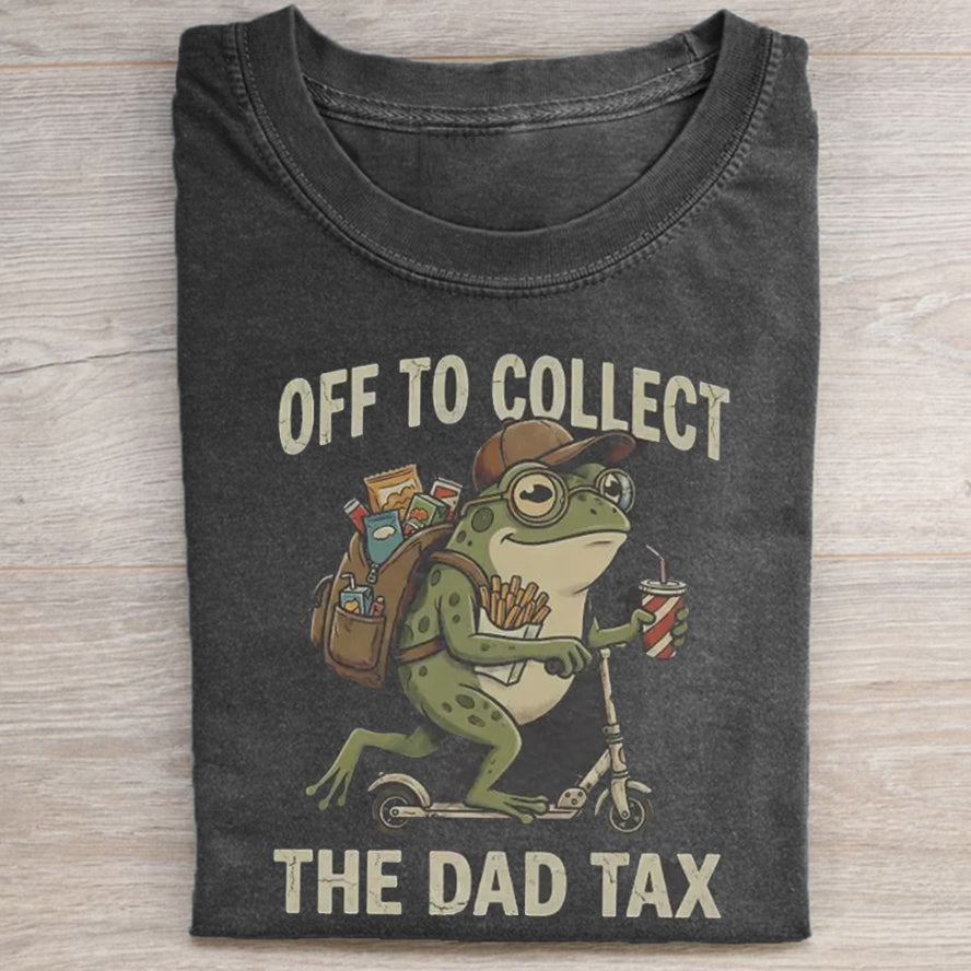 Funny Dad Tax Frog T-shirt