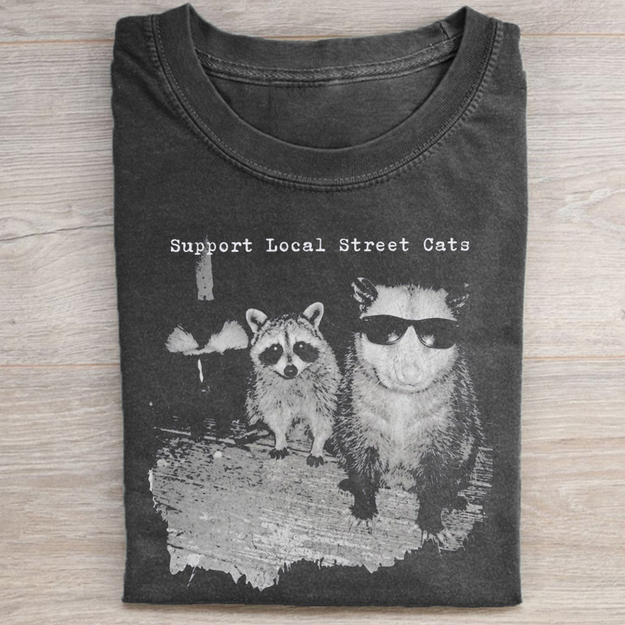 Support Local Street Cats T-shirt