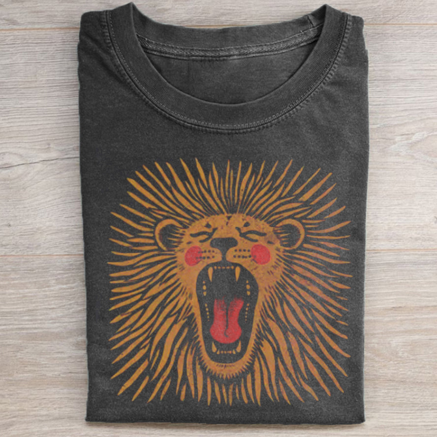 Vintage Boho Lion T-shirt