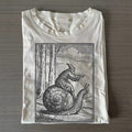 Retro Medieval Snail Rider T-shirt