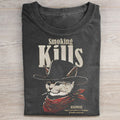 Smoking Kills Cat T-shirt