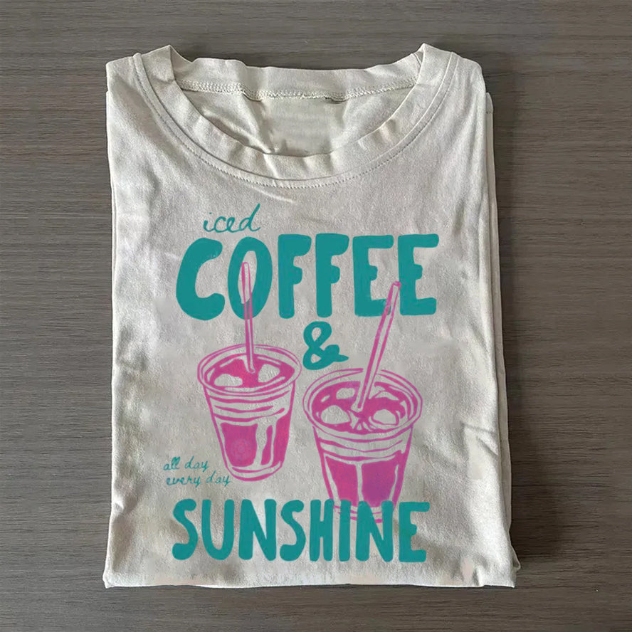 Iced Coffee and Sunshine T-shirt