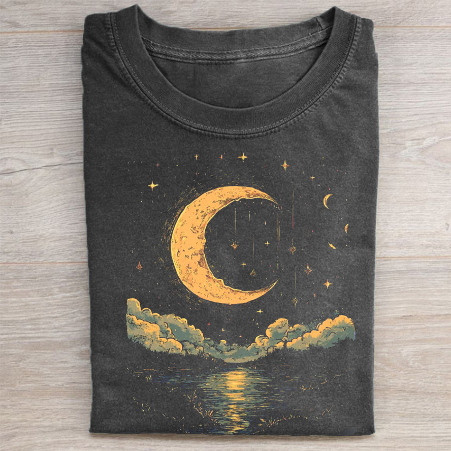 Retro Moon Star T-shirt