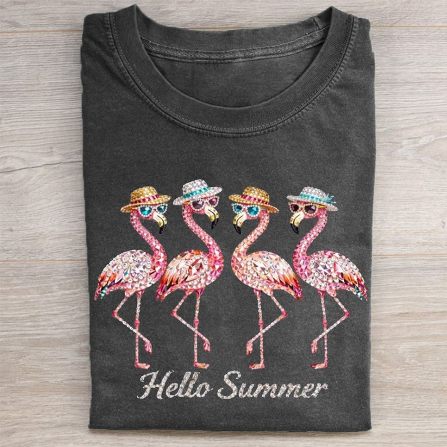 Flamingo Summer T-shirt